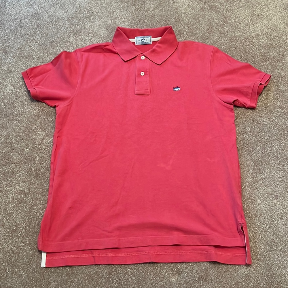 Southern Tide Skipjack Polo Brick Medium